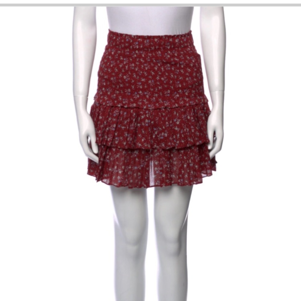 ISABEL MARANT Floral Print Mini Skirt